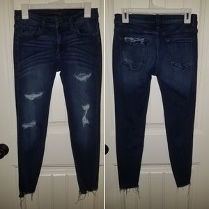 Kancan skinny distressed jeans